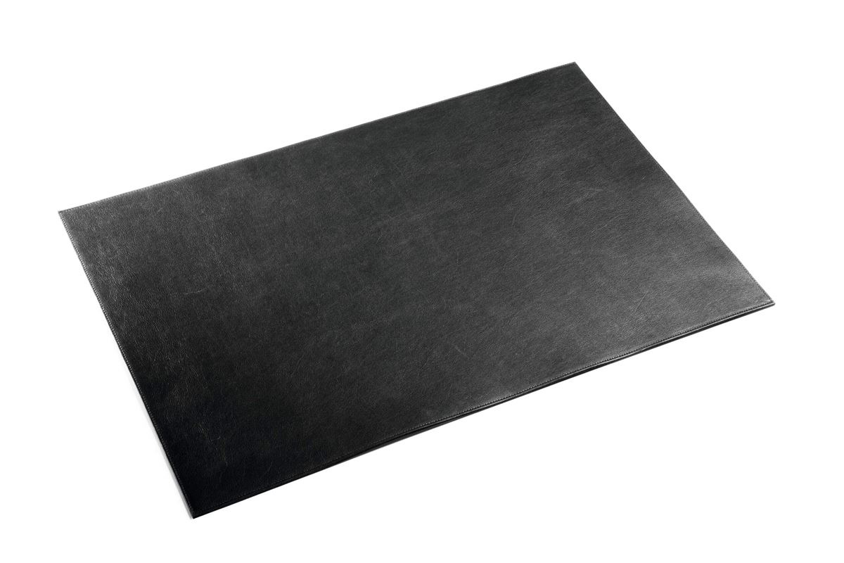 Sous-main en cuir 65x45 cm noir durable