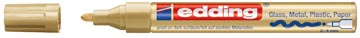 Glanslakmarker e-750 cr goud edding