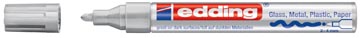 Glanslakmarker e- 750 cr zilver edding
