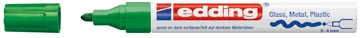 Glanslakmarker e-750 cr groen edding