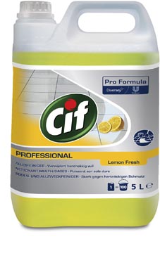 B.5l detergent citron cif