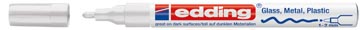 Marqueur edding 751 cr blanc