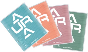Cursusblok commercieel geruit 150 vel 70gr 165 x 210 mm aurora
