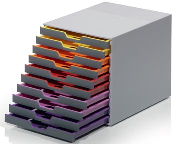 Ladenblok varicolor 10 lades durable