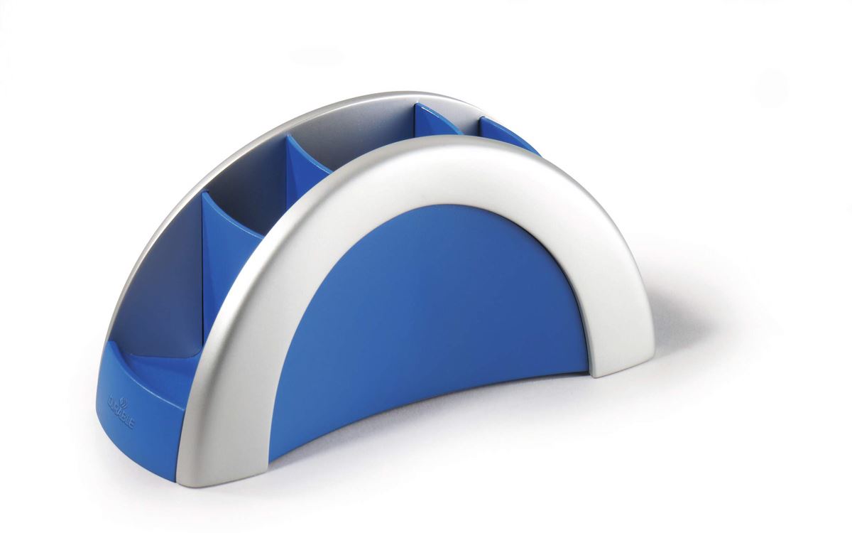 Pennenhouder vegas blauw/grijs durable
