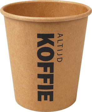 P.50 beker uit karton (altijd koffie) 177 ml diameter 72 mm conpax