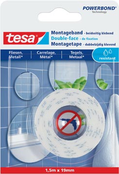 Tesa rub adh montage powerbond waterproof 19mm x 1,5m