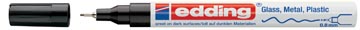 Edding glanslakmarker e-780 CR zwart
