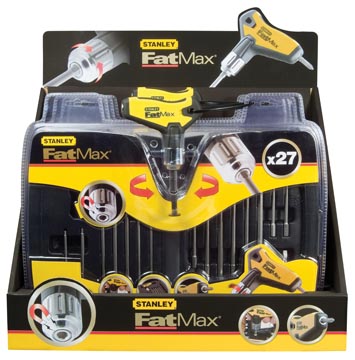 Stanley set de clé pin-face FatMax, set de 27 pièces