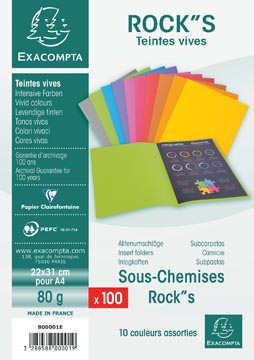 D.100 chemisen bahia 80 gram assorti