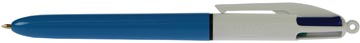 Balpen 4 kleuren medium bic