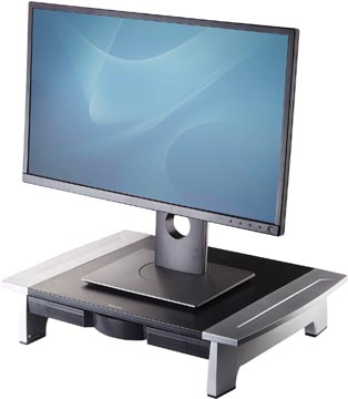 Monitorstandaard standaard met opberglade 106 x 505 x 357 mm office suites fellowes