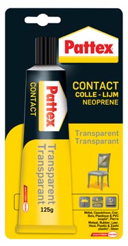 Contactlijm transparant tube 125 gr pattex