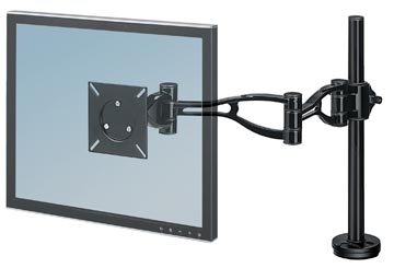 Bras porte-ecran simple sur pieds noir professional series