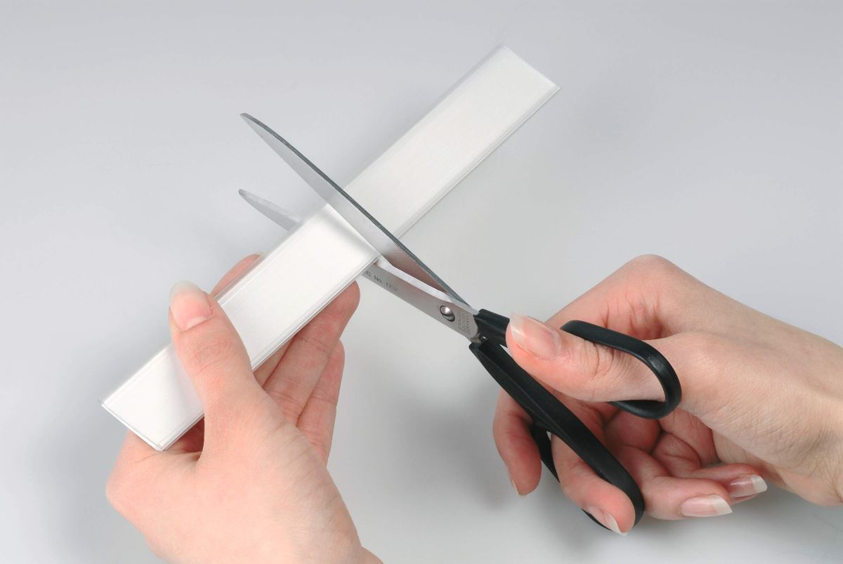 P.5 scanfix 40 zelfdklevend etikethouder 40 x 200mm durable