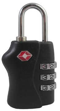 Tsa slot met 3 cijferige combinatie