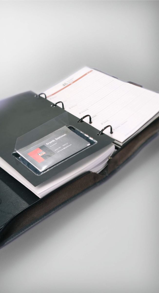 P.10 pocketfix plus voor visitekaartjes durable