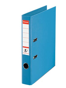 Ordner/hefboom pp 5cm a4 lichtblauw esselte
