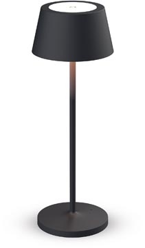 MAUL lampe de table Nina, LED, dimmable, sur pied, anthracite