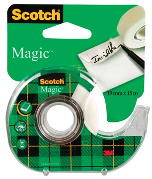 Kleefband met afroller 19 mm x 15 m scotch magic tape