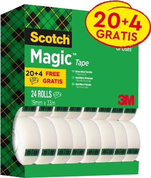Scotch magic tape 19mmx33m 24x