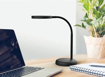 Luminaire de bureau mauljoy led noir maul