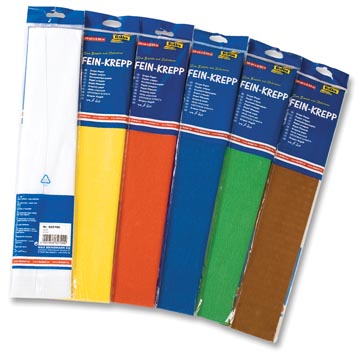 Papier crepe 10p 50cmx2,5m ass