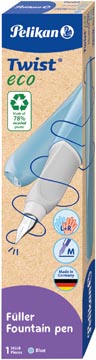 Pelikan Twist vulpen Eco, met vulling, blauw