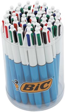 D.36 balpen 4 kleuren medium bic