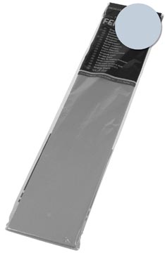 Folia papier crépon, ft 250 x 50 cm, 32 grammes, argent