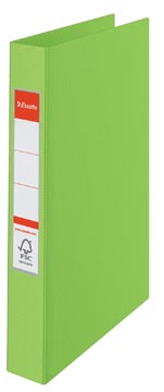 Ringmap pp 4 o-ringen 25mm rug 42mm a4 groen esselte