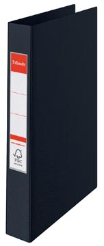 Ringmap pp 4 o-ringen 25mm rug 42mm a4 zwart esselte
