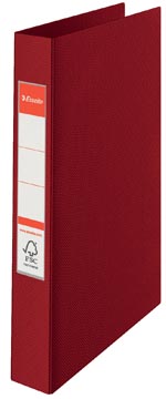 Ringmap pp 2 ringen 25 mm rug 42 mm a4 bordeaux esselte 