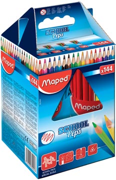 B.1400 crayon couleur color'peps (classpack) maped