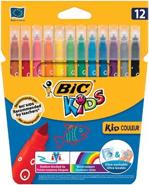 12 feutres color kid couleur m