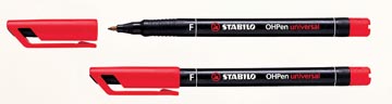 Stabilo ohpen f perm.rouge