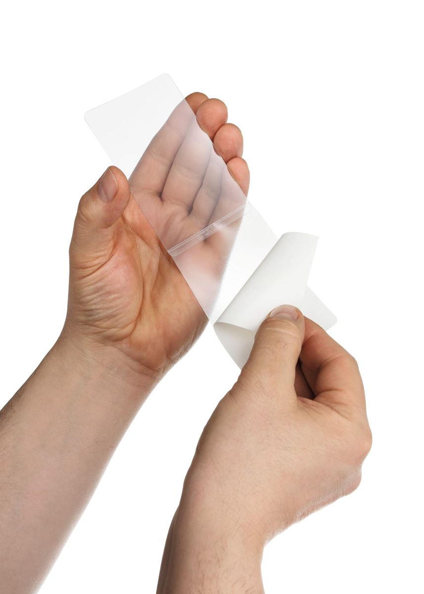 P.100 selflam.cards durable 54x90 mm  200 micron