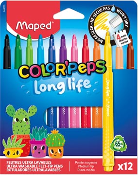 Maped viltstift Color'Peps, blister van 12 stuks