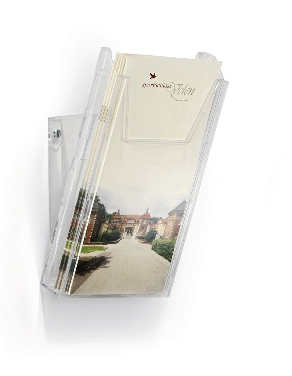 Folderhouder combiboxx 1/3 a4 transparant durable