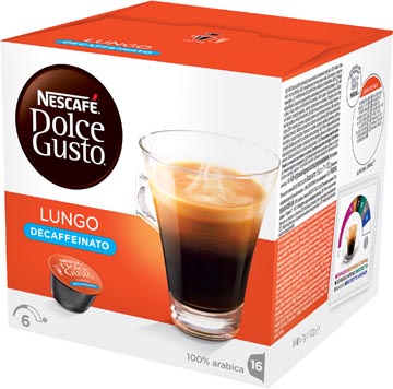 D.16 koffiecapsules dolce gusto lungo decaffeinato nescafe