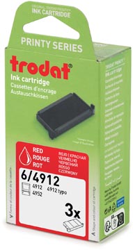 P.3 vervangkussens trodat printy rood 4912
