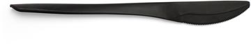 Conpax Folia mes, herbruikbaar, uit CPLA, 19 cm, zwart, pak van 50 stuks