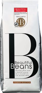 P.1 kg gemalen koffie red beautiful beans