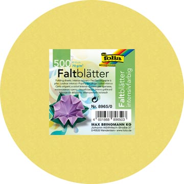 P.500 vouwblaadjes diameter 15 cm assorti folia