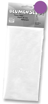 P.26 feuilles papier de soie 50 x 70 cm lila