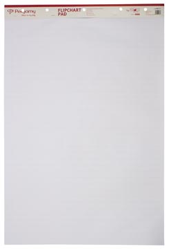 P.2 flipchart blok 50 vel voorzijde geruit/achter blanco 65 x 100 cm kangaro
