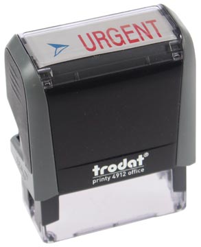 Trodat printy stempel 4912 urgent met 2-kleurig inktkussen