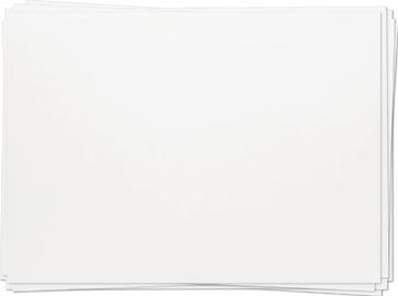 Tekenpapier gekorreld 250gr 55 x 73 cm wit 