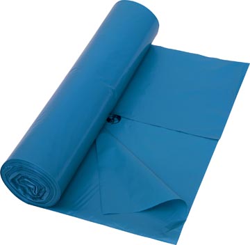 R.10 sacs poubelles 42 microns 65 +50 x 135 cm 240 litre bleu