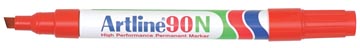 Permanent marker artline 90 rood